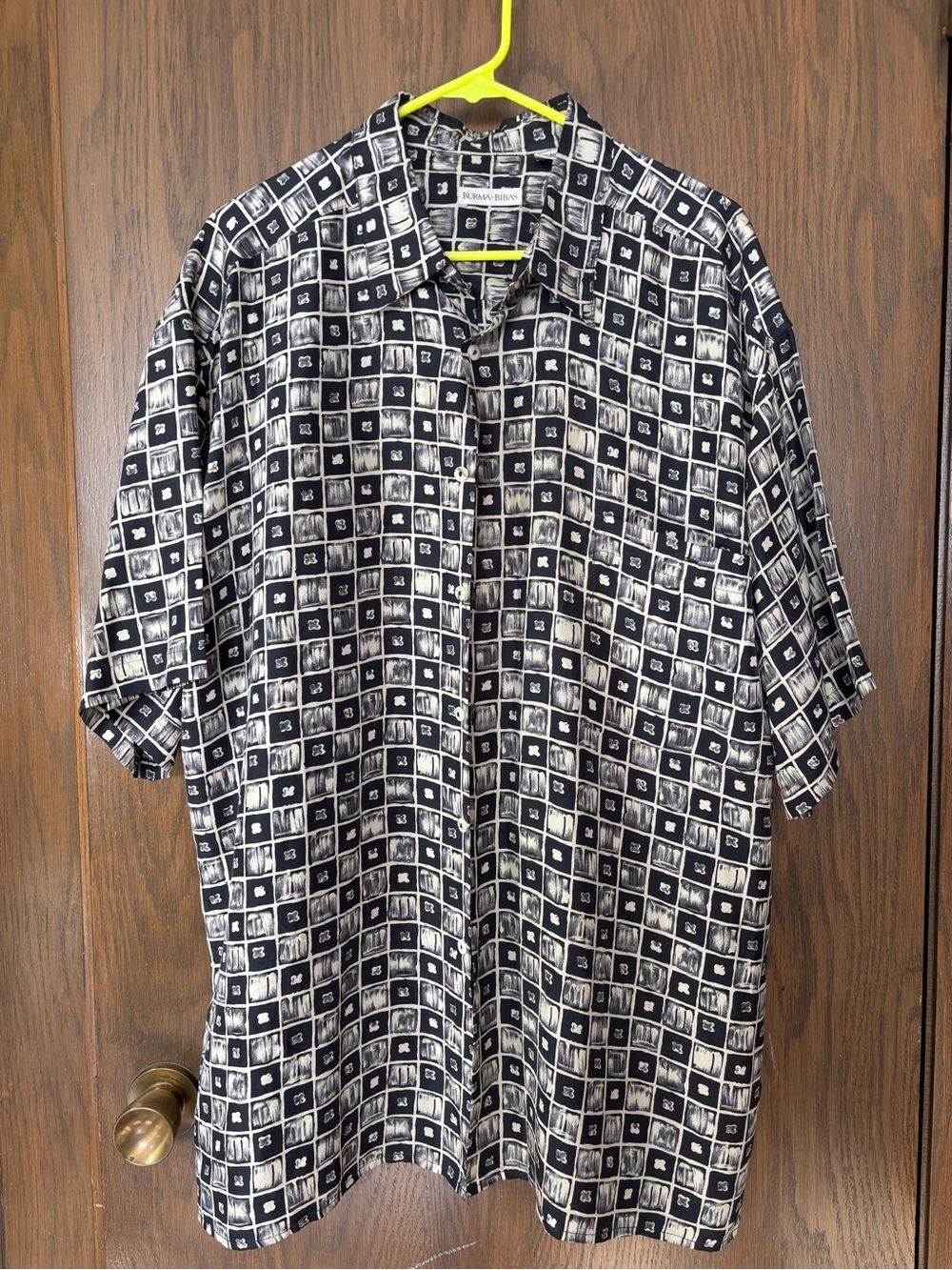 Burma Bibas Classic Silk Patterned Shirt - Lightweight Button-Up